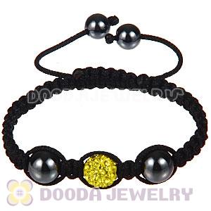 Wholesale Special Price Handmade Pave Crystal Macrame Bracelets