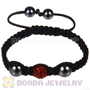 Wholesale Special Price Handmade Pave Champagne Crystal Macrame Bracelets