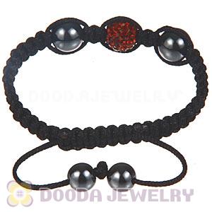 Wholesale On Sale Handmade Pave Champagne Crystal Macrame Bracelets