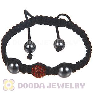 Wholesale On Sale Handmade Pave Champagne Crystal Macrame Bracelets