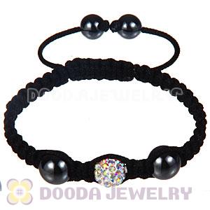 Wholesale Special Price Handmade Pave Crystal Macrame Bracelets