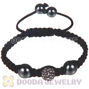 Wholesale Special Price Handmade Pave Crystal Macrame Bracelets