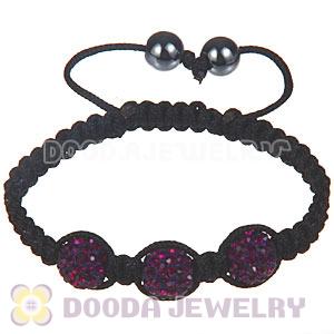 Wholesale Special Price Handmade Pave Crystal Macrame Bracelets