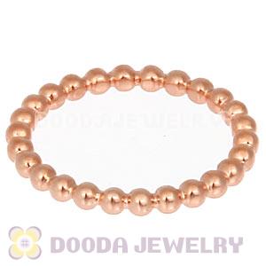 Unisex Rose Gold Plated Stackable Bubble Ring Wholesale
