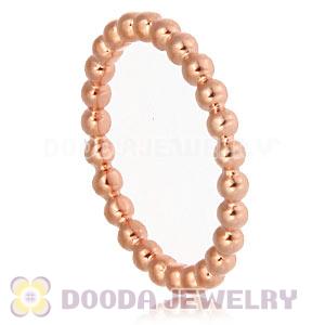 Unisex Rose Gold Plated Stackable Bubble Ring Wholesale