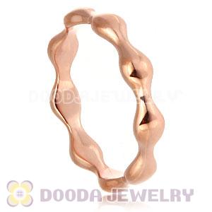 Unisex Rose Gold Plated Stackable Ring Wholesale