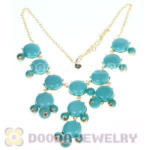 2012 New Fashion Turquoise Bubble Bib Statement Necklace Wholesale