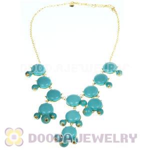 2012 New Fashion Turquoise Bubble Bib Statement Necklace Wholesale
