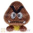 Cute 3D Bling Crystal Absorbable Doll For iPhone Cases Wholesale