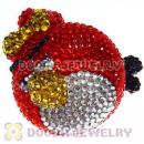 Cute 3D Bling Crystal Absorbable Doll For iPhone Cases Wholesale