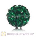 Special Price 10mm Handmade Pave Green Crystal Beads Wholesale