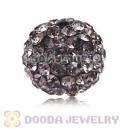 Special Price 10mm Handmade Pave Grey Crystal Beads Wholesale