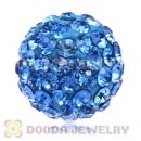 Special Price 12mm Handmade Pave Blue Crystal Beads Wholesale