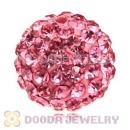 Special Price 12mm Handmade Pave Pink Crystal Beads Wholesale