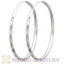 Dia 55mm Sterling Silver Hoop Earring European Beads Compatible