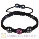 Wholesale Special Price Handmade Pave Crystal Macrame Bracelets