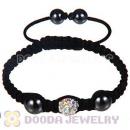 Wholesale Special Price Handmade Pave Crystal Macrame Bracelets