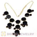2012 New Fashion Black Bubble Bib Necklace Wholesale