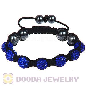 Wholesale Special Price Handmade Pave Blue Crystal TresorBeads Bracelets