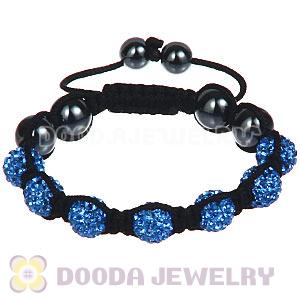 Wholesale Special Price Handmade Pave Blue Crystal TresorBeads Bracelets