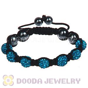 Wholesale Special Price Handmade Pave Blue Crystal TresorBeads Bracelets