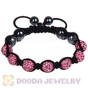 Wholesale Special Price Handmade Pave Pink Crystal TresorBeads Bracelets