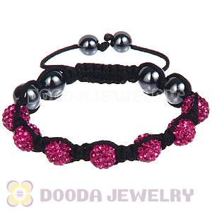 Wholesale Special Price Handmade Pave Fushia Crystal TresorBeads Bracelets