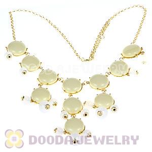 2012 New Fashion Ivory Bubble Bib Statement Necklace Wholesale