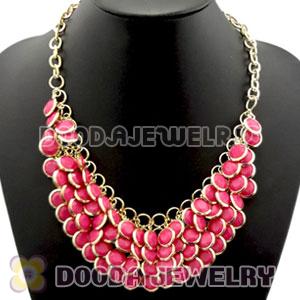 Scarlet Chunky Multi Layers Bubble Bib Statement Necklace Wholesale