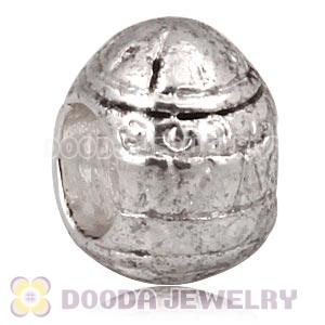 Silver Plated European Easter Egg Charm Bead Wholesale 