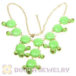 2012 New Fashion Olivine Bubble Bib Necklace Wholesale