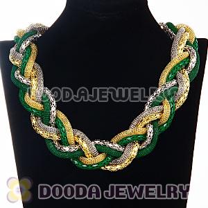 Fashion Rock Punk Chunky Braided Snake Chain Collar Necklaces