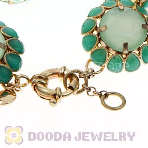 Cheap Green Crystal Cupcake Bubble Bracelet Wholesale