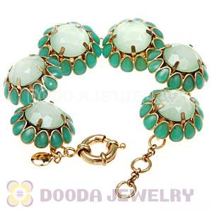 Cheap Green Crystal Cupcake Bubble Bracelet Wholesale