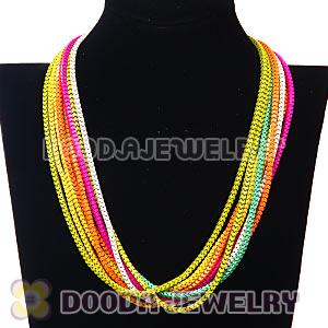 Rock Punk Multi Chains Chunky Choker Collar Necklaces Wholesale