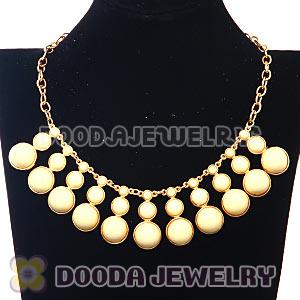 Fashion Ivory Resin Bubble Statement Necklace Wholesale