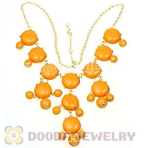 2012 New Fashion Yolk Yellow Bubble Bib Statement Necklaces Wholesale