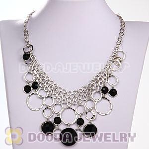Fashion Multilayer Resin Rhinestone Choker Bib Necklaces Wholesale