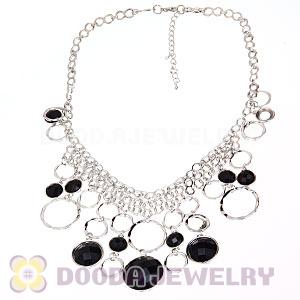 Fashion Multilayer Resin Rhinestone Choker Bib Necklaces Wholesale
