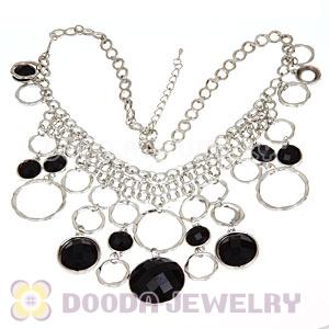 Fashion Multilayer Resin Rhinestone Choker Bib Necklaces Wholesale