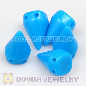 Single Row Rock Punk Spike Rivet Stud Acrylic Beads For Bracelet