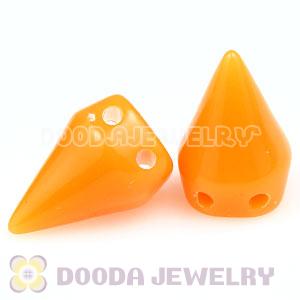 Single Row Rock Punk Spike Rivet Stud Acrylic Beads For Bracelet