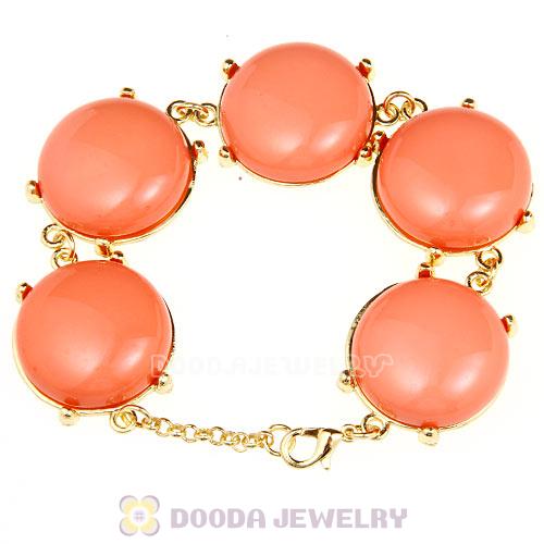 Cheap Resin Bead Orange Bubble Bracelets Wholesale