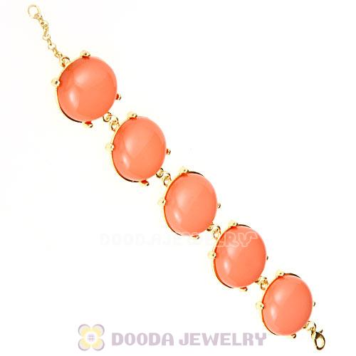 Cheap Resin Bead Orange Bubble Bracelets Wholesale