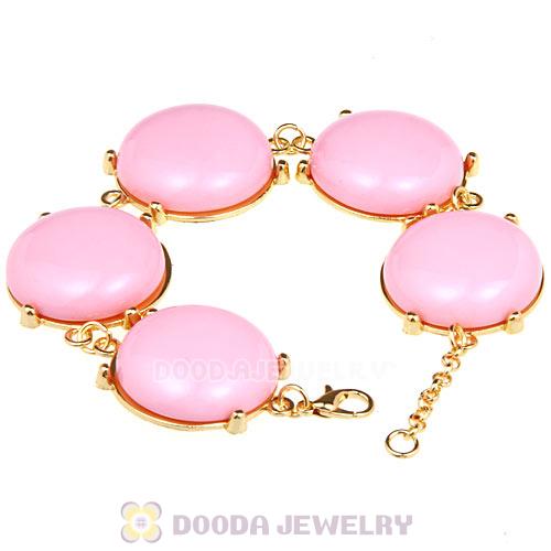 2012 Fashion Resin Bead Pink Bubble Bracelets Wholesale