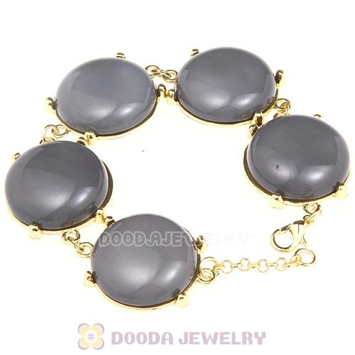 2012 Fashion Resin Bead Grey Bubble Bracelets Wholesale
