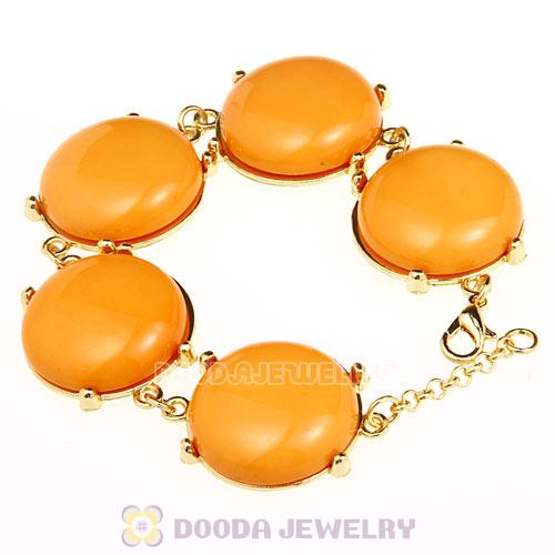 2012 Fashion Resin Bead Yolk Yellow Bubble Bracelets Wholesale