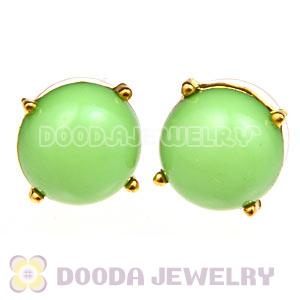2012 Fashion Gold Plated Pink Bubble Stud Earrings Wholesale