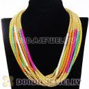 Punk Rock Enamel Thick Chunky Snake Link Chain Choker Necklace