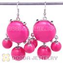 Fashion Silver Plated Drop Roseo Bubble Earrings Wholesale